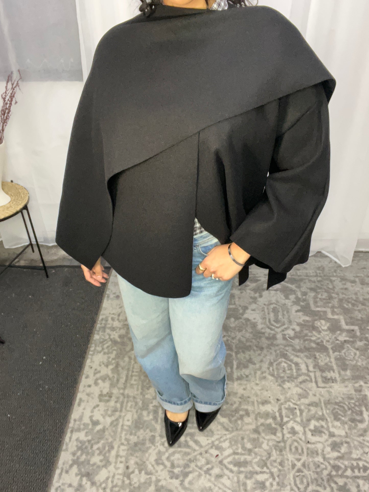 Women's Cape Coat - Perfect for Any Occasion - Tops, Jackets